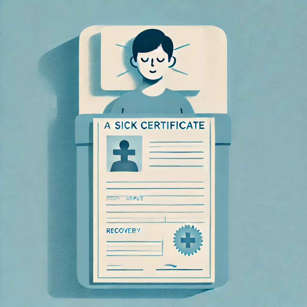 Get your sick certificate online